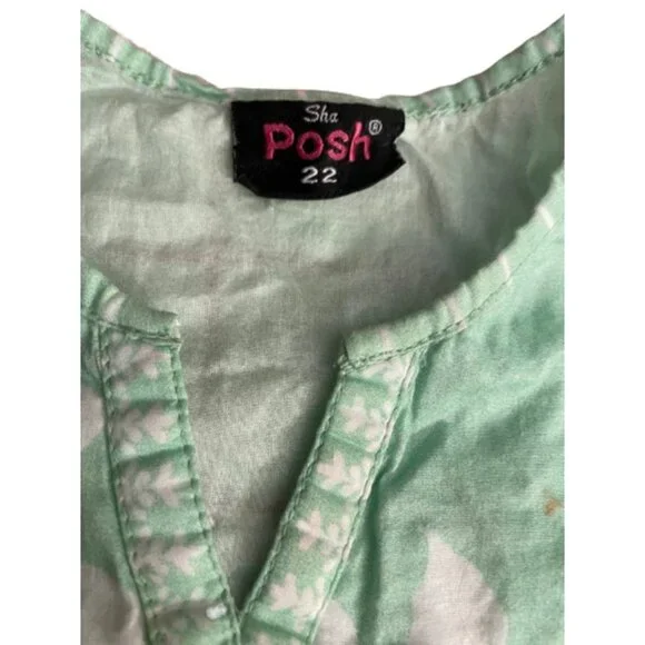 New Girls Cotton Kurta Tunic - Picture 3 of 5